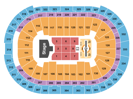 PNC Arena Justin Timberlake Seating Chart
